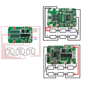 6S 12A/<span class=keywords><strong>25A</strong></span> 24V 25.2V <span class=keywords><strong>PCB</strong></span> BMS保護ボード6パック18650リチウムイオンリチウムバッテリーセルモジュール新着バランス