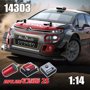 MJX Hyper GO 14303 1/14 Citroen C3 Быстрый RC раллийный автомобиль Высокая скорость 40 миль в час бесщеточный 4WD RTR Gyro для взрослых пульт дистанционного управления - Product Image 4