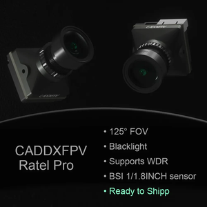 Caddxfpv Ratel Pro กล้องแอนะล็อก1500 1800TVL สำหรับ RC FPV Night Thermal Thermal สำหรับโดรน5 7 8 9 10 13 15นิ้วชุดโดรนแข่งขัน FPV - Product Image 6