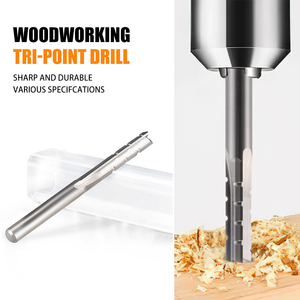 HOZLY 3Flutes เครื่องตัดกัดตรงสําหรับไม้ CNC Router บิตทังสเตนเหล็กเครื่องตัดไม้เอ็นมิลล์ - Product Image 4