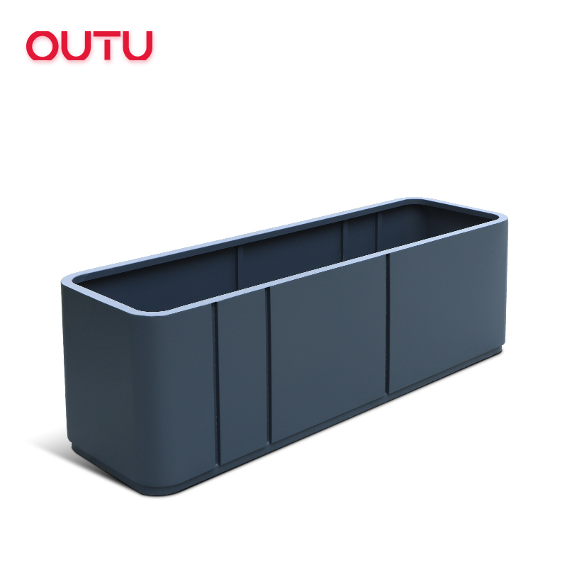 Metal pots-grey