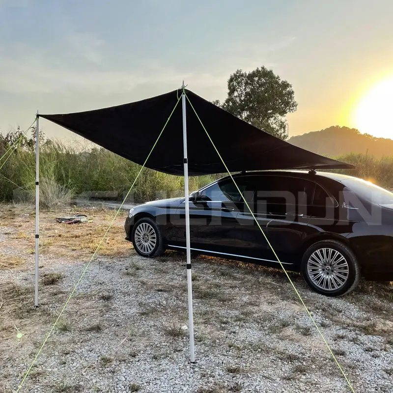 Preço de fábrica Oxford Tenda 4x4 Offroad Telhado Lado Toldo Carro Toldo Carro Lado Toldo Tenda Para Outdoor Camping Proteção Solar