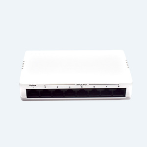 Wanglink Reverse PoE <strong>Switch</strong> 8 10/100M RPoE Port <strong>1</strong>-7 Port PoE <strong>Input</strong>+ 1FE Uplink (Port 8) PoE <strong>Output</strong> with VLAN, Single <strong>Switch</strong> - Product Image 1