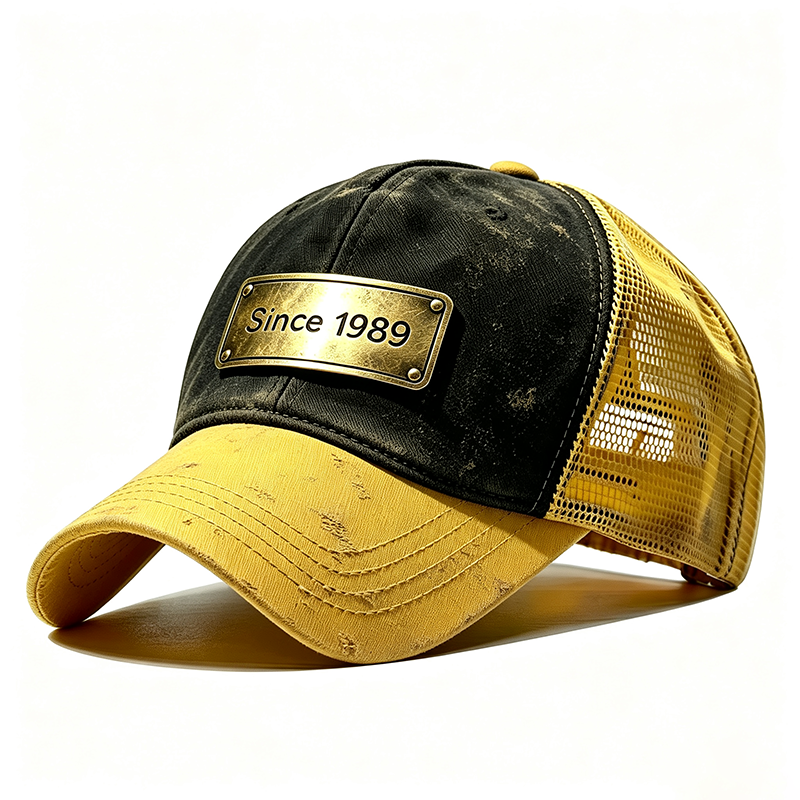 Black & Vintage Yellow