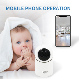 กล้องเครือข่าย Wi-Fi ขนาดเล็กที่มีมุมมองกว้างในเวลากลางคืนเซ็นเซอร์ CMOS เสียงสองทางสำหรับใช้ในร่ม - Product Image 5