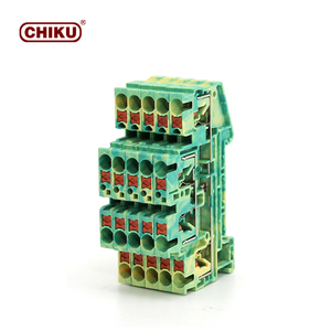 Bloque de terminales de tierra de doble capa de conector eléctrico de cable - Product Image 3