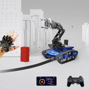 Hiwonder Tankbot Track Roboter Auto Smart Tank Fahrzeug Chassis mit Roboterarm für STM32 Programmierung geladen - Product Image 3