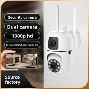 1080P HD Binocular Wifi Network Camera <strong>Motion</strong> <strong>Detection</strong> Two-way <strong>Intercom</strong> Full Color Waterproof Security Recorder - Product Image 3