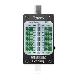 V68 Usb ricarica gamma completa di spina di coda automatica di tipo Android-C/per dispositivo di interfaccia Apple strumento di rilevamento della spina di coda