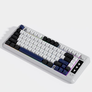 Teclado de membrana personalizable para juegos RGB inalámbrico de 81 teclas 2,4G con controles multimedia - Product Image 6