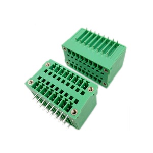 15EDGRHM-3.81MM <strong>double</strong> layer <strong>double</strong> row bent pin pull-out terminal <strong>block</strong> with ears - Product Image 2