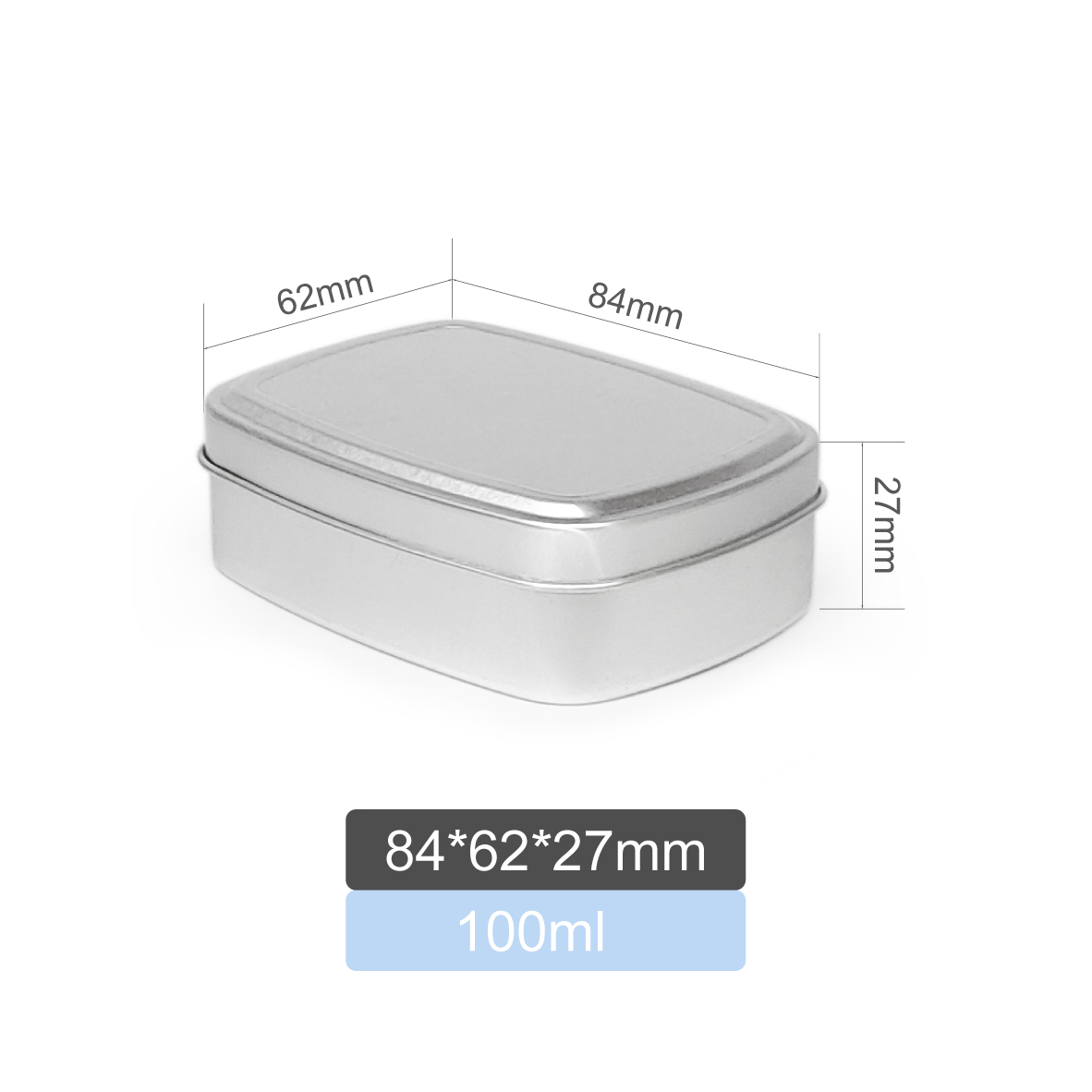100ml 84*62*21mm