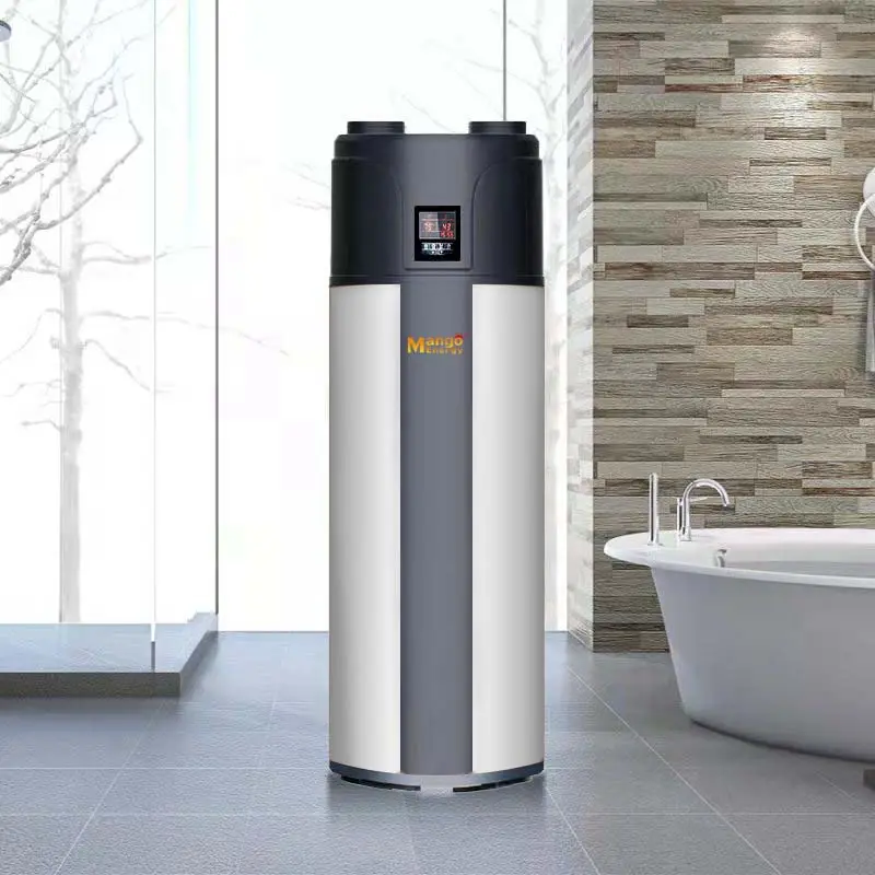 Top COP 3.5kw WiFi aria fredda 266L rubinetto sistema di riscaldamento ad acqua calda caldaia a buon mercato tutto in uno scaldabagno a pompa di calore aria-acqua