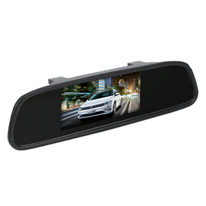 Cámara trasera de coche de 4,3 pulgadas, pantalla LCD de visión trasera Hd, Monitor de espejo para espejo retrovisor de coche, cámara Dvr - Product Image 1