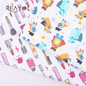 批发帆布面料100涤纶材料印花面料服装透气涤纶面料 - Product Image 1
