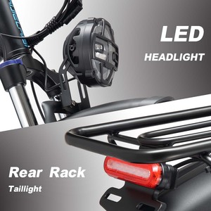 Ul2849 26 "chất béo lốp keteles V3 48V 23ah Pin e-xe đạp cho người lớn e-xe đạp leo núi AWD Xe đạp điện Dirt e-xe đạp - Product Image 6