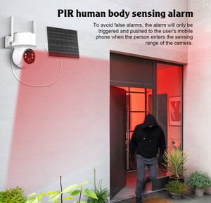KERUI 4MP WIFI Solar Panel Camera CCTV Surveillance Outdoor <strong>Wireless</strong> Solar Home Security IP Camera PTZ <strong>Network</strong> Camera - Product Image 3
