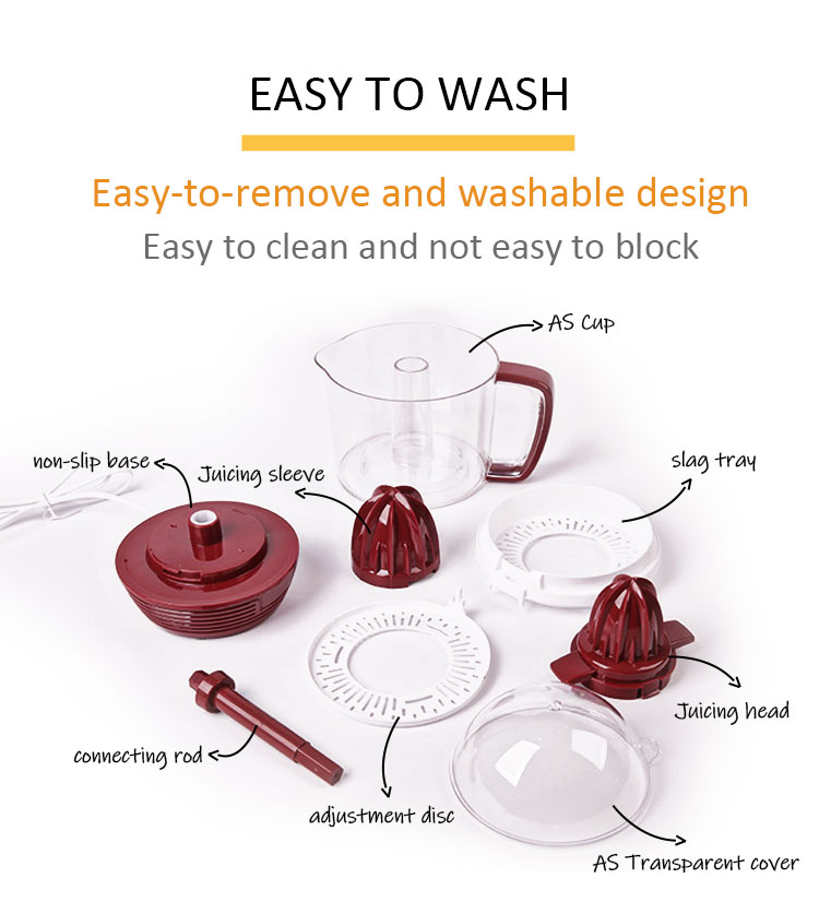 household electric juicer Orange juicer 1.2 L citrus juicer