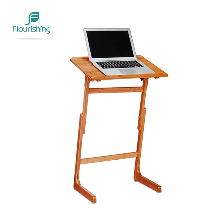 שולחן משרדי מתכוונן לגובה מחשב נייד מחשב נייד תחנת עבודה הנמכרת ביותר שולחן משרדי מעץ