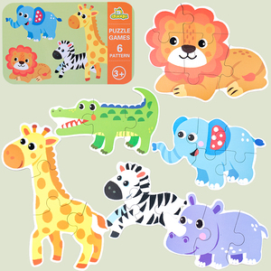 Animal Puzzle Educational Toy with Iron Box for Encouraging Kids Minds to <strong>Explore</strong> <strong>and</strong> <strong>Learn</strong> - Product Image 6