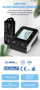 एमडीआर ऊपरी बांह रक्तचाप मॉनिटर ब्लूटूथ ऐप नियंत्रण टेसिओमेट्रोस डिजिटल इलेक्ट्रॉनिक स्फिगमोमोमीटर हाथ - Product Image 5