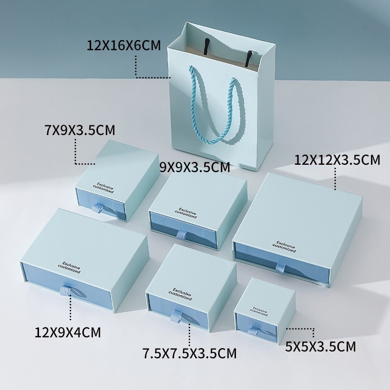 Blue drawer box