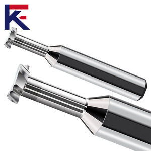 KF karbür t-yuvası freze kesicisi kaplama ile çelik 4 flüt T yuvası freze için Cnc makinesi Tungsten çelik aracı - Product Image 2