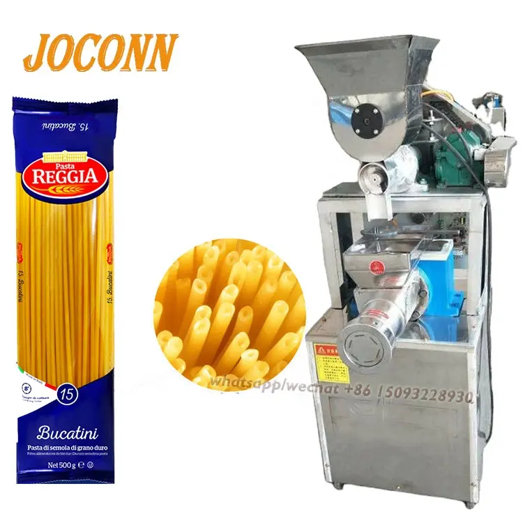 Extrusora de massa de espaguete, picatelle, fusilli macaroni, penne