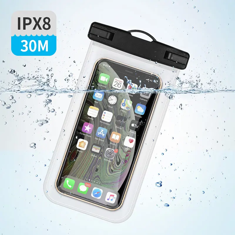 Universal Clear Pvc Waterproof Swim Cellphone Bag Waterproof Mobile Phone Pouch For All Models