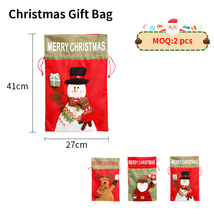 Sac cadeau de Noël