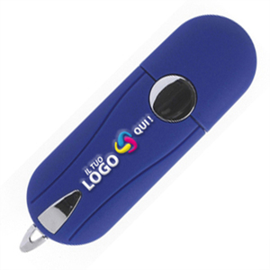 高品质塑料USB钥匙USB 2.0笔式驱动器，带彩色外壳 - Product Image 1