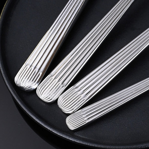 Cao cấp Hộp quà tặng dao kéo đám cưới bạc thanh lịch Roman cột theo kiểu thép không gỉ muỗng gương đánh bóng 18/8 thiết lập dao kéo - Product Image 2