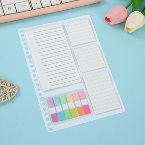 <strong>Sticky</strong> <strong>Notes</strong> Set Lined Grid Dotted <strong>Sticky</strong> <strong>Notes</strong> Transparent Tabs Self-Stick <strong>Memo</strong> Pad for Annotation School Office Supplies Home - Product Image 3