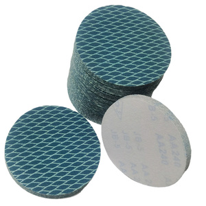 Elmas şekilli mavi zımpara diski alüminyum oksit aşındırıcı disk PSA bez sırtlı öğütücü için özelleştirilmiş OEM desteği - Product Image 2
