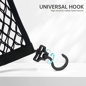 مرنة قابلة للتعديل مع خطاف قابلة للتمدد ملحقات السيارة الخارجية شبكة تخزين لصندوق السيارة للسيارات بحالة جديدة - Product Image 4