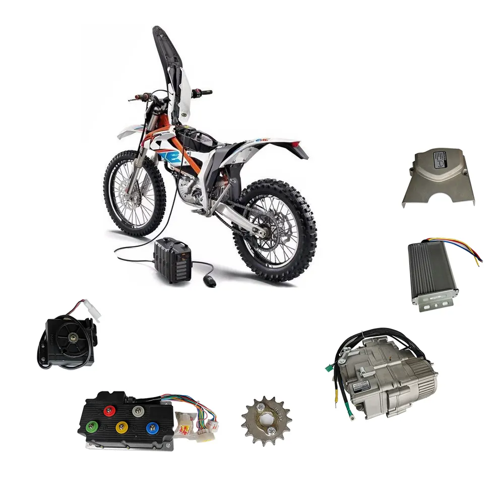 Kit de conversión de motocicleta eléctrica de 3000W
