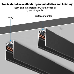 Factory Direct Sales <strong>of</strong> 10/30W Magnetic Suction <strong>System</strong> with Surface Mounted <strong>Embedded</strong> Linear Light and Magnetic Track Light 3000K - Product Image 6