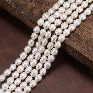 PP17-3A 3-9mm Smooth Flat Beads Natural Freshwater Pearl Small Beads DIY Loose Beads Handmade Jewelry Materials - Product Image 1