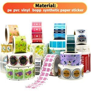 UV-Druck Hochwertiges selbst klebendes Papier Individuell bedrucktes Logo Gestanzte runde Etiketten aufkleber Kreis aufkleber - Product Image 3