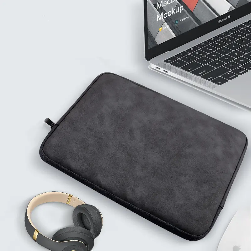 Saco macio do portátil para Xiaomi Dell Lenovo Notebook Sleeve Para Macbook Air Pro Retina 11 12 13 14 15 15.6 M1 M2 Sleeve Case Capa