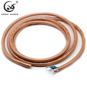 1对信号电缆线XSSH DIY OEM OFC纯铜镀银公对公RCA音频视频同轴延伸电缆线 - Product Image 2