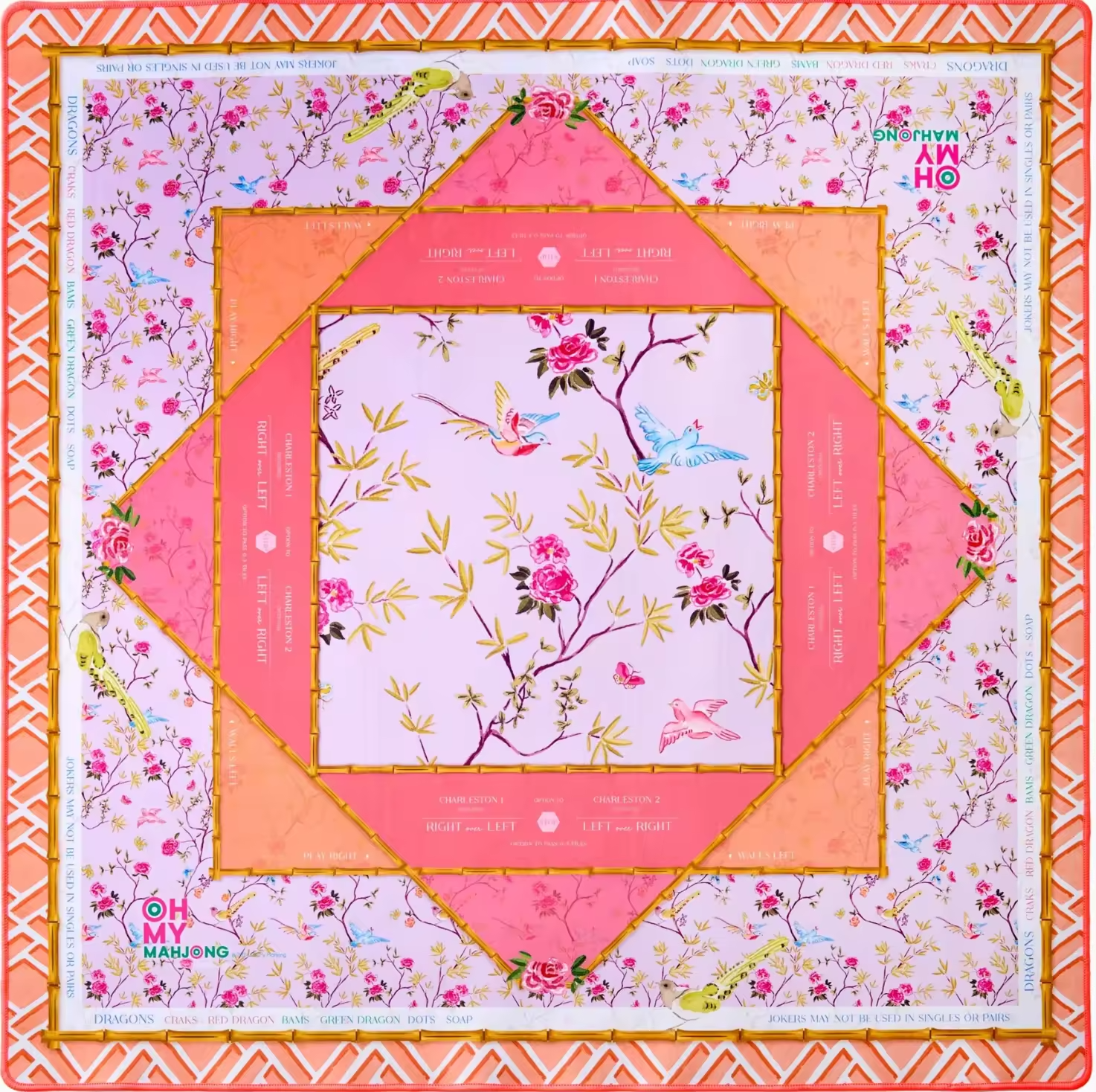 Estampado floral naranja