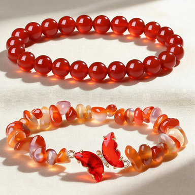 Agate rouge naturelle