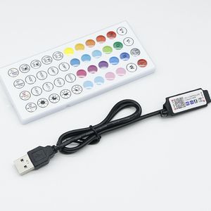 Мини RGB Светодиодные полосы RF контроллер с музыкальным приложением Usb 5 В синий зуб диммеры Dmx RGB контроллер для 5050 Rgb светодиодные полосы света