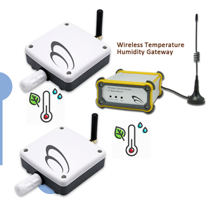 Room <strong>Temperature</strong> <strong>Controller</strong> <strong>Temperature</strong> Humidity Sensor Lorawan 2 Sets Industrial Wireless <strong>Temperature</strong> Humidity Sensors - Product Image 1