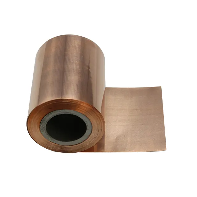 Factory supply annealed earthing bulk roll red copper strip with good price
