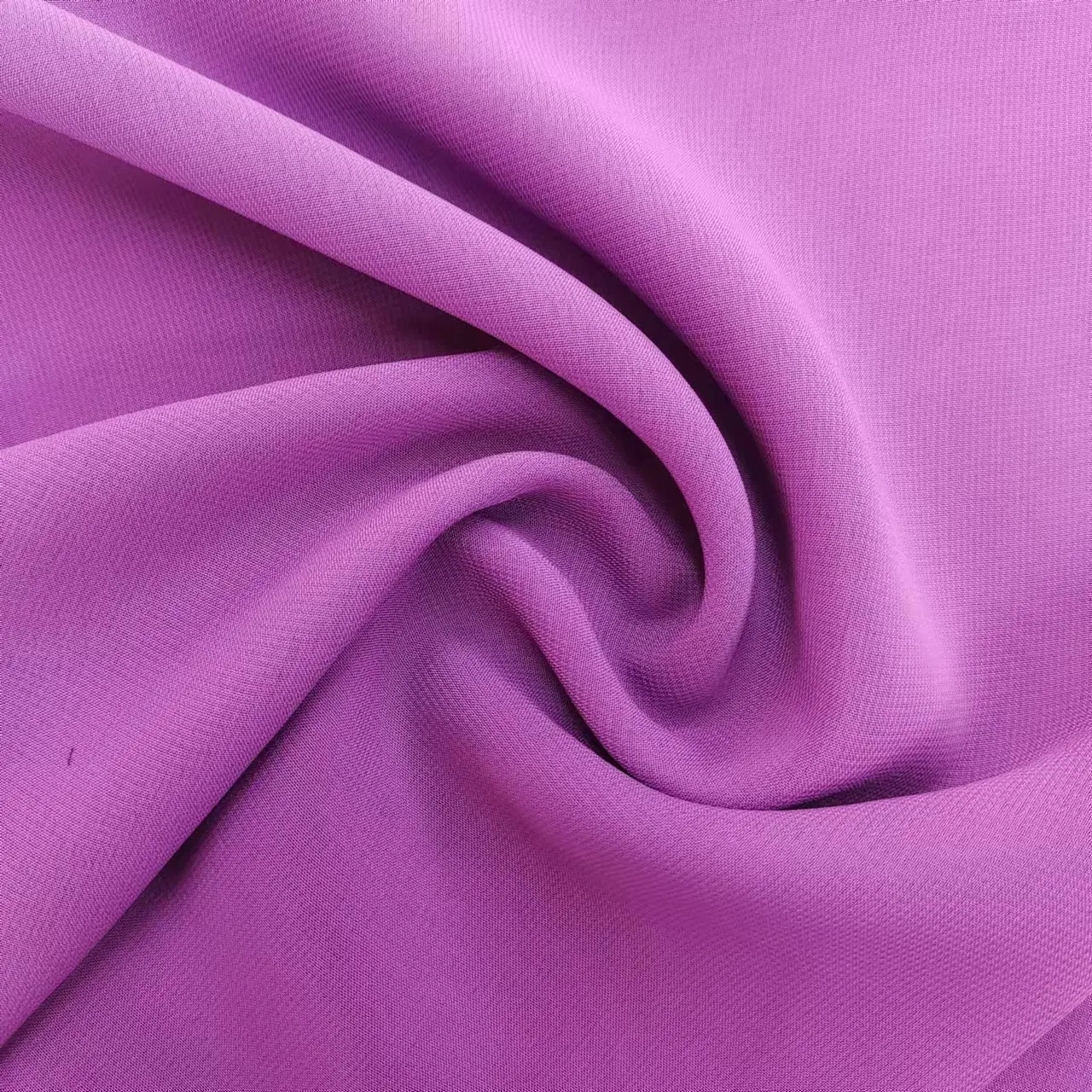 Georgette tecido chiffon 100% poliéster preço de fábrica 75D alta torção macio confortável para o vestido