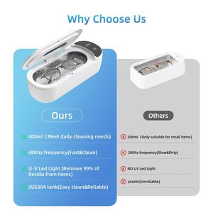 Pulitore UV UV digitale intelligente multifunzione per gioielli occhiali per dentiere-per uso domestico esterno - Product Image 5