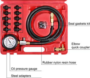 Tester diagnostico di compressione del Kit per test di pressione dell'olio professionale - Product Image 2