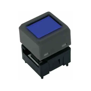 19mm 16mm 12V LED Ein-Aus Momentan Druckknopf Netzschalter mit LED-Steuerung bis zu 5V Max. Spannung - Product Image 1